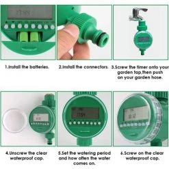 BEARSU 2 Stück Elektrische Automatische Sprinkler-Timer Mit Digitalanzeige Für Rasengarten (2 Stück) 9 BEARSU 2 Stück Elektrische Automatische Sprinkler-Timer Mit Digitalanzeige Für Rasengarten (2 Stück) -Automatische Bewässerung Verkäufe 27611151 5