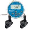 SUINGA NODE200 Hunter Batteriebetriebenes Bewässerungs-Programmierkit + 2 Magnetventile PGV100 9V 1"