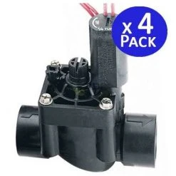 SUINGA Pack 4 X Magnetventil Für Bewässerung 1" 24V PGV-101 Hunter Mit Durchflussregler