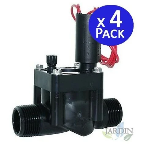 SUINGA Pack 4 X Magnetventil Für Bewässerung PGV-100-MM 1" 24V Außengewinde Hunter 1 SUINGA Pack 4 X Magnetventil Für Bewässerung PGV-100-MM 1" 24V Außengewinde Hunter