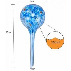 ABCRITAL Bunte Gießkugel Blume Bewässerung Aus Glas Gießarm Gießkugeln Kleiner Selbstbewässernder Blumentopf 6x15cm Für Topfpflanzen-----4pcs -Automatische Bewässerung Verkäufe 30993916 5