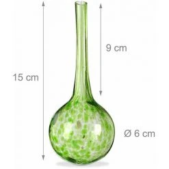 ABCRITAL Gießkugel Blume Gießglas Gießarm Gießkugeln Kleiner Selbstbewässernder Blumentopf 7,5x20cm Für Topfpflanzen--4 Stück (Grün + Blau + Mehrfarbig + Hellblau) -Automatische Bewässerung Verkäufe 30993942 5