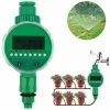 ABCRITAL Automatische Bewässerung Wassertimer, Timer, Timer, LCD-Display, Digital Automatische Zeitsparende Bewässerung Mit Wasserdichter Schutzhülle Für Die Gartengewächshaus-Landwirtschaft