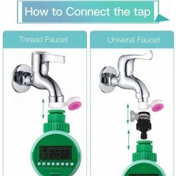 ABCRITAL Automatische Bewässerung Wassertimer, Timer, Timer, LCD-Display, Digital Automatische Zeitsparende Bewässerung Mit Wasserdichter Schutzhülle Für Die Gartengewächshaus-Landwirtschaft -Automatische Bewässerung Verkäufe 30994506 4