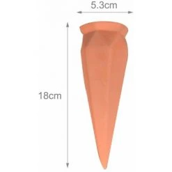 ABCRITAL Plant Self-Watering Stakes For Indoor Outdoor Plants (4 Count) Terracotta Plant Watering Spikes For Recycled Wine Bottles--Stil 1 -Automatische Bewässerung Verkäufe 30994922 5