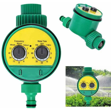 ABCRITAL Bewässerungscomputer Bewässerungsuhr Für Automatische Bewässerung Gartenwasseruhr Computer Mit Kugelhahn 1 ABCRITAL Bewässerungscomputer Bewässerungsuhr Für Automatische Bewässerung Gartenwasseruhr Computer Mit Kugelhahn