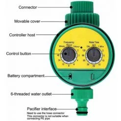 ABCRITAL Bewässerungscomputer Bewässerungsuhr Für Automatische Bewässerung Gartenwasseruhr Computer Mit Kugelhahn 8 ABCRITAL Bewässerungscomputer Bewässerungsuhr Für Automatische Bewässerung Gartenwasseruhr Computer Mit Kugelhahn -Automatische Bewässerung Verkäufe 31148682 4