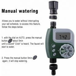 HAPPYSHOPPING Intelligente Gartenbewässerungssteuerung Wasserhahn Timer Grün Wird Ohne Batterie Geliefert -Automatische Bewässerung Verkäufe 32531214 3