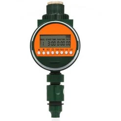 HAPPYSHOPPING Wasserhahn-Timer Regensensor Trockenbatterie-Funk-LCD-Bewässerungssteuerung