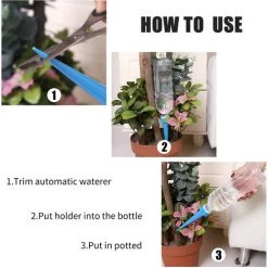 HAPPYSHOPPING 12 Pcs Automatic Plant Waterer Topfblume Selbstbewässerungsgeräte Slow Release Bottle Automatische Bewässerung Stake Für Outdoor Zimmerpflanzen 9 HAPPYSHOPPING 12 Pcs Automatic Plant Waterer Topfblume Selbstbewässerungsgeräte Slow Release Bottle Automatische Bewässerung Stake Für Outdoor Zimmerpflanzen -Automatische Bewässerung Verkäufe 34976136 5