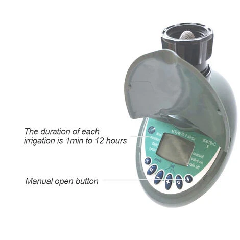 HAPPYSHOPPING Automatischer Wassertimer Wasserdichter Hauswassersprinkler-Timer Automatisch EIN Aus Gartenbewässerungsregler Bewässerungsmechanik Für Garten, Garten, Rasen 4 HAPPYSHOPPING Automatischer Wassertimer Wasserdichter Hauswassersprinkler-Timer Automatisch EIN Aus Gartenbewässerungsregler Bewässerungsmechanik Für Garten, Garten, Rasen – Bild 4