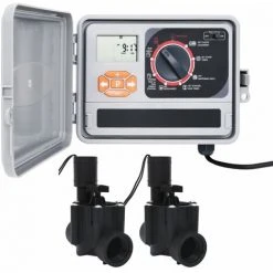 Bewässerungssteuerung Mit 2 Magnetventilen VidaXL