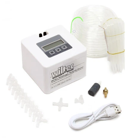 WILTEC Automatisches Bewässerungssystem Mit Timer Für Pflanzen, Programmierbar, Z.B. Für Urlaubsbewässerung 1 WILTEC Automatisches Bewässerungssystem Mit Timer Für Pflanzen, Programmierbar, Z.B. Für Urlaubsbewässerung