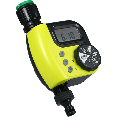 HAPPYSHOPPING Automatischer Bewässerungstimer Gartenbewässerungsregler Für Den Außenbereich 1-Auslass Programmierbarer Schlauch Wasserhahn Timer Gartenautomatisches Bewässerungsgerät Ohne Batterie Gelb,EU-Hahn-Anschluss 2 HAPPYSHOPPING Automatischer Bewässerungstimer Gartenbewässerungsregler Für Den Außenbereich 1-Auslass Programmierbarer Schlauch Wasserhahn Timer Gartenautomatisches Bewässerungsgerät Ohne Batterie Gelb,EU-Hahn-Anschluss – Bild 2