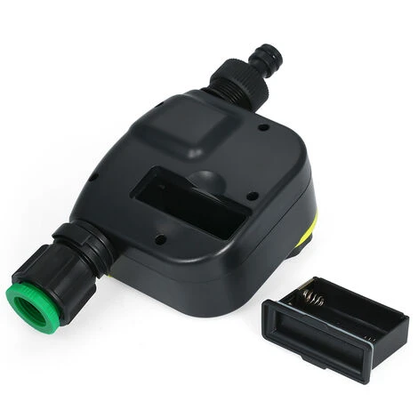 HAPPYSHOPPING Automatischer Bewässerungstimer Gartenbewässerungsregler Für Den Außenbereich 1-Auslass Programmierbarer Schlauch Wasserhahn Timer Gartenautomatisches Bewässerungsgerät Ohne Batterie Gelb,EU-Hahn-Anschluss 4 HAPPYSHOPPING Automatischer Bewässerungstimer Gartenbewässerungsregler Für Den Außenbereich 1-Auslass Programmierbarer Schlauch Wasserhahn Timer Gartenautomatisches Bewässerungsgerät Ohne Batterie Gelb,EU-Hahn-Anschluss – Bild 4