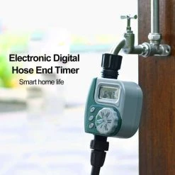 HAPPYSHOPPING Elektronischer Digitaler Schlauchende-Timer-Controller Digitaler Bewässerungs-Timer Gartenbewässerungs-Timer,Grün -Automatische Bewässerung Verkäufe 37665965 4