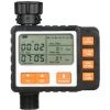 ASUPERMALL KKmoon 3 Separate Programme 3-Zoll-Bewasserungstimer Großbildschirm IP65 Wasserdicht Automatischer Und Manueller Modus Schlauch-Timer Sprinkler-Timer Einventil-Wasserhahn Digitaler Bewasserungs-Timer Fur Gartenrasen, EU-Typ, （Schiff Ohne Batterie）
