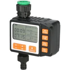 ASUPERMALL KKmoon 3 Separate Programme 3-Zoll-Bewasserungstimer Großbildschirm IP65 Wasserdicht Automatischer Und Manueller Modus Schlauch-Timer Sprinkler-Timer Einventil-Wasserhahn Digitaler Bewasserungs-Timer Fur Gartenrasen, EU-Typ, （Schiff Ohne Batterie） -Automatische Bewässerung Verkäufe 38897580 4