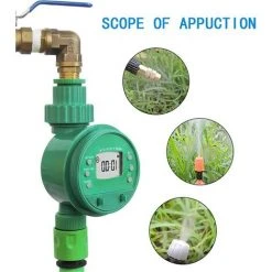 BEARSU Bewässerungstimer - 1/2 "und 3/4" Für Digitalen Sprinkler LCD-programmierbarer Bewässerungstimer Netzautomatischer Timer Für Den Garten Bewässerung Mit Wasserdichter Abdeckung - 001 -Automatische Bewässerung Verkäufe 39636395 5