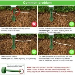 ILOVEMILAN 8er-Pack Spike Automatische Pflanzenbewässerung, Keramik-Bewässerungstöpfe, Automatischer Tropfen-Ferienpflanzen-Sprinkler, Bewässerungs-Sprinklersystem -Automatische Bewässerung Verkäufe 41531574 4