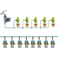 DEVENIRRICHE Sprinkler-Timer Digitaler Wassertimer Programmierbarer Einzelauslass-Automatik- Und Manueller Schlauch-Timer Ir IP65-Bewässerungsregler Für Garten, Garten, Rasen -Automatische Bewässerung Verkäufe 43246574 3