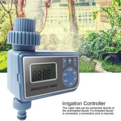 DEVENIRRICHE Sprinkler-Timer Digitaler Wassertimer Programmierbarer Einzelauslass-Automatik- Und Manueller Schlauch-Timer Ir IP65-Bewässerungsregler Für Garten, Garten, Rasen -Automatische Bewässerung Verkäufe 43246574 4