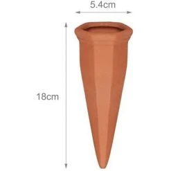 DEVENIRRICHE Plant Self-Watering Stakes For Indoor Outdoor Plants (4 Count) Terracotta Plant Watering Spikes For Recycled Wine Bottles, Stil 2 -Automatische Bewässerung Verkäufe 43246720 5