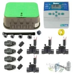 SUINGA Professionelles Automatisches Bewässerungsset Hunter 4 Zonen 24v