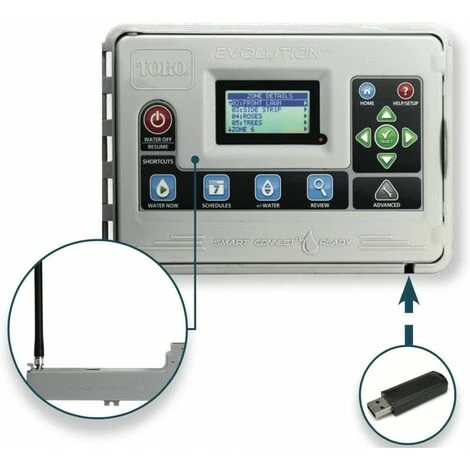 SUINGA Bewässerungsprogrammierer Toro Evolution 12 Zonen Außen, Elektrisch 2 SUINGA Bewässerungsprogrammierer Toro Evolution 12 Zonen Außen, Elektrisch – Bild 2
