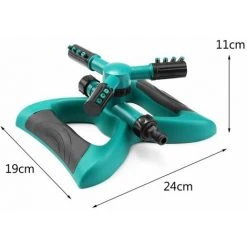 OCXIN Automatischer, Um 360 ° Drehbarer, Verstellbarer Rasensprinkler, Gartensprinkler, Einstellbarer Sprühwinkel Und -abstand, 3-armiger Wassersprinkler Für Garten, Rasen, Hof, Blumengraspflanzenpark -Automatische Bewässerung Verkäufe 53097222 5