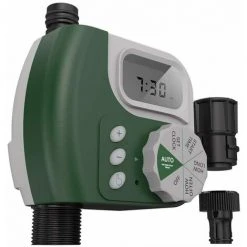 LIFCAUSAL Garten-Timer, Bewässerungssteuerungs-Timer, Digitaler Wasserhahn-Timer, Wasserdichter Automatischer Timer, Grün -Automatische Bewässerung Verkäufe 53801874 4