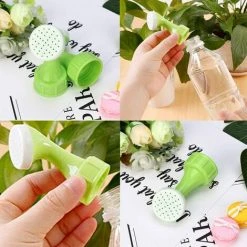 GDRHVFD Bewässerungsflasche Düse Für 3 Cm Flaschenbewässerungskappe Kleiner Sprinkler Gartenbedarf Für Die Präzise Bewässerung Ihrer Pflanzen Blumenbewässerungsgerät 6 Stück (Grün) -Automatische Bewässerung Verkäufe 53811808 5