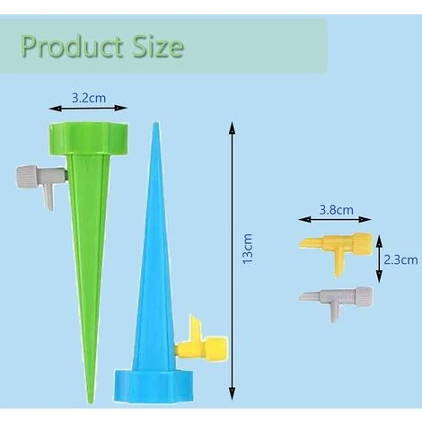GDRHVFD 12-teiliges Tropfbewässerungsset, Automatischer Pflanzensprinkler, Automatische Bewässerung Mit Steuerventilen, Einstellbarer Wasserdurchfluss, Für Den Innen- Oder Außenbereich 2 GDRHVFD 12-teiliges Tropfbewässerungsset, Automatischer Pflanzensprinkler, Automatische Bewässerung Mit Steuerventilen, Einstellbarer Wasserdurchfluss, Für Den Innen- Oder Außenbereich – Bild 2
