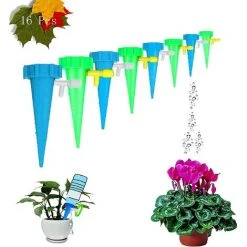 GDRHVFD Tropfbewässerungs-Set, 15-teiliges Automatisches Bewässerungssystem Mit Steuerventilen, Einstellbarem Wasserdurchfluss, Automatische Pflanzensprinkler, Für Garten, Zuhause, Drinnen Und Draußen