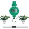 TINOR Bewässerungstimer, Automatische Gartenbewässerung, Wasserdichte LCD-Display-Bewässerungssteuerung Für Pflanzen, Rasen, Garten, Gemüsepflanzung