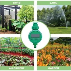TINOR Bewässerungstimer, Automatische Gartenbewässerung, Wasserdichte LCD-Display-Bewässerungssteuerung Für Pflanzen, Rasen, Garten, Gemüsepflanzung -Automatische Bewässerung Verkäufe 53824807 4
