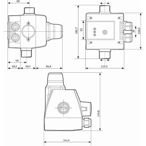 Elektronischer Druckschalter Wilo HiControl 1-EK - 4190895 1 Elektronischer Druckschalter Wilo HiControl 1-EK - 4190895