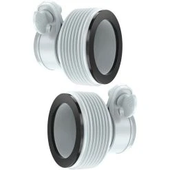 TINOR Intex Set Mit 2 Adaptern 32-38mm Hellgrau