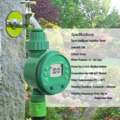 BEARSU Bewässerungstimer, Digitaler Automatischer Bewässerungstimer, Automatischer Schlauchhahn, Sprinkler-Timer-Controller, Automatische Gartenbewässerung, Bewässerungsplan -Automatische Bewässerung Verkäufe 54400588 3