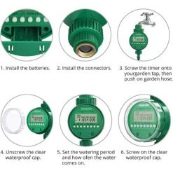 BEARSU Bewässerungstimer 3/4" 19mm Automatischer Bewässerungstimer Mit LCD-Display 1m - 9h 59m Digitale Bewässerungsuhr Automatische Bewässerung Für Gartengewächshauspflanzengras 9 BEARSU Bewässerungstimer 3/4" 19mm Automatischer Bewässerungstimer Mit LCD-Display 1m - 9h 59m Digitale Bewässerungsuhr Automatische Bewässerung Für Gartengewächshauspflanzengras -Automatische Bewässerung Verkäufe 54401308 5