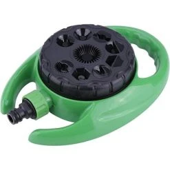 BENOBBY KIDS 9-Funktions-Garten-Rasenpflanzen-Kunststoff-Bewässerungssprinkler Mehrzweck-Bewässerungswerkzeug Für Rasenbewässerungssprinkler, Grün, 1 Packung