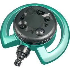 BENOBBY KIDS Sprinkler Mit 8 Mustern, Gartensprinkler, Rund, Sanfte Wasserabgabe Ohne Lecks, Für Kinder Und Rasen, Grün, 1 Packung