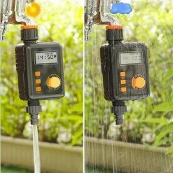 TINOR Automatische Bewässerungssteuerung, Bewässerungstimer, Automatisches Gartenbewässerungssystem Mit Großem Display, Timer Und Mikrospray Für Topfpflanzen -Automatische Bewässerung Verkäufe 55629705 3