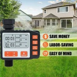 TINOR Automatischer Bewässerungstimer, Bewässerungssteuerung, Bewässerungstimer Für Sprinkler-Bewässerungssystem, Bewässerungstimer Für Garten, Rasen, Balkon, Innenhof -Automatische Bewässerung Verkäufe 55629706 4