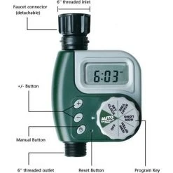TINOR Bewässerungstimer, Outdoor-Bewässerungsregler, Automatischer Sprinkler, Elektronischer Schlauchtimer, Mehrere Programme Für Garten, Gewächshaus, Gemüse, Pflanzen, Rasen, Landschaft(C) -Automatische Bewässerung Verkäufe 55629780 3