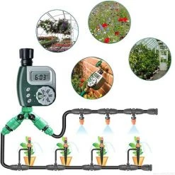 TINOR Bewässerungstimer, Outdoor-Bewässerungsregler, Automatischer Sprinkler, Elektronischer Schlauchtimer, Mehrere Programme Für Garten, Gewächshaus, Gemüse, Pflanzen, Rasen, Landschaft(C) -Automatische Bewässerung Verkäufe 55629780 5