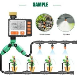 TINOR Automatischer Bewässerungs-Timer, Programmierbarer Digitaler Schlauch-Wasserhahn-Timer, Intelligenter Sprinkler-Bewässerungs-Bewässerungssystem-Controller Für Garten-Bauernhof-Rasen-Blumen -Automatische Bewässerung Verkäufe 55629859 5