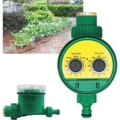 BARES Bewässerungs-Timer, Outdoor-Bewässerungsregler, Automatischer Sprinkler, Elektronischer Schlauch-Timer, Mehrere Programme Für Garten, Gewächshaus, Gemüse, Pflanzen, Rasen, Landschaft