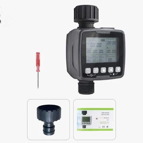 Thsinde Automatisches Gartenbewässerungsgerät Europäisches Standard-Bewässerungsgerät New Garden Large Screen Control --- Single Port Grey (Ohne Batterie) 5 Thsinde Automatisches Gartenbewässerungsgerät Europäisches Standard-Bewässerungsgerät New Garden Large Screen Control --- Single Port Grey (Ohne Batterie) -Automatische Bewässerung Verkäufe 57777197 1