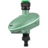HAPPYSHOPPING Sprinkler-Timer Wasserdichter Automatischer Bewässerungstimer Programmierbarer Gartenbewässerungssystem-Controller Mit Regenverzögerung/manueller/automatischer Bewässerung Für Rasenhof 1 Steckdose,EU -Wasserhahnverbindung, Blau